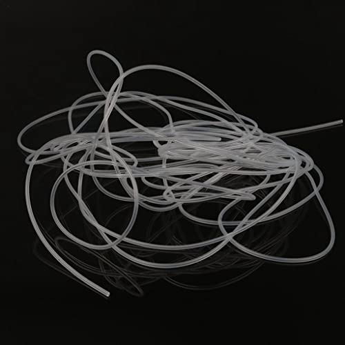 5m Silicone Capillary Tube, 0.5mm 0.8mm 1mm 2mm Food Grade Hose Silicone Rubber Tube, 10m Long Thin Tube Protection Sleeve, 1pcs (Color : 0.5 x 1mm)