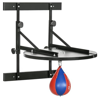 Soozier Adjustable Speed Bag Platform with 360-Degree Swivel 10'' Speedbag