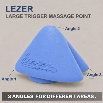 Large Trigger Massage Point, 3-Angle Deep Tissue, Suction Design, Blue - style: 05 - Large Trigger Blue