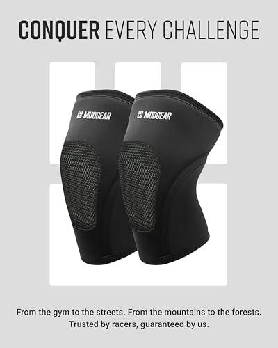 MudGear Padded Arm Sleeves & Knee Pads - size: Large, style: Knee Pads