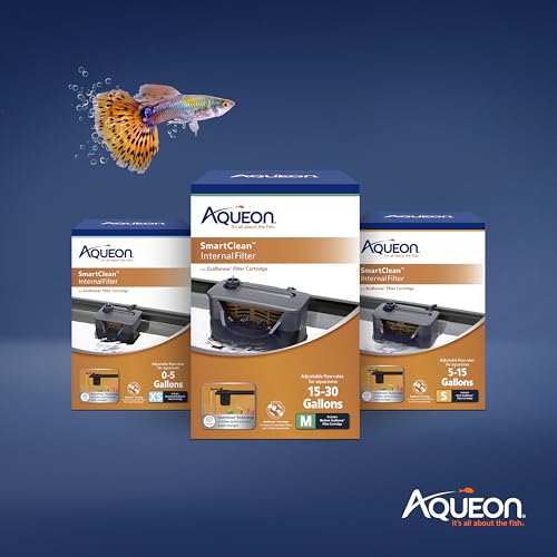 Aqueon QuietFlow Internal Filter with SmartClean Technology, Small - size: Small Filter, style: Small Filter