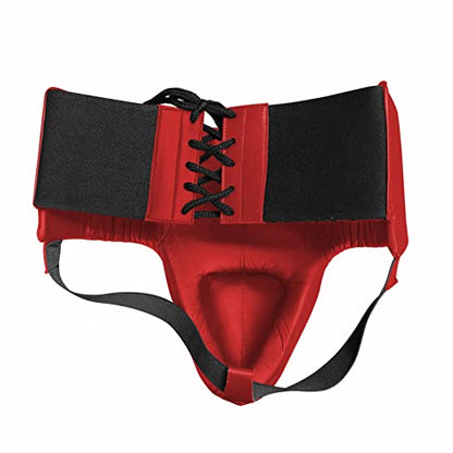 adidas Adistar Pro Men's Groin Guard - Boxing Groin Protector - color: RED/WHITE, size: X-Large