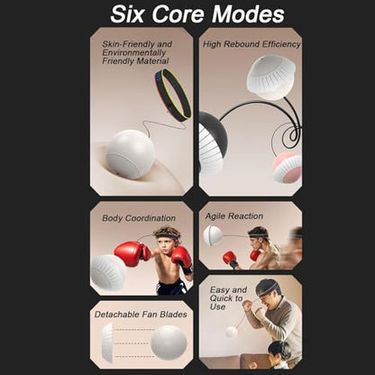 Boxing Ball Adjustable Fun Punching Toys - color: White