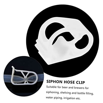 10pcs Adjustable Hose Clamps for Flow Control Silicone Tube Shut off Clips for Laboratory Home Use Corrosion Resistant Reusable