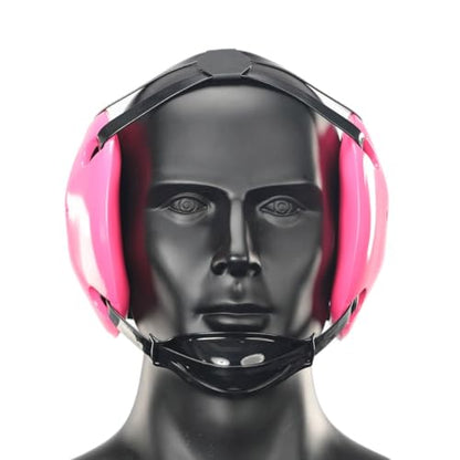 Wrestling Headgear with American Bald Eagle Decals - color: Pink, size: Youth