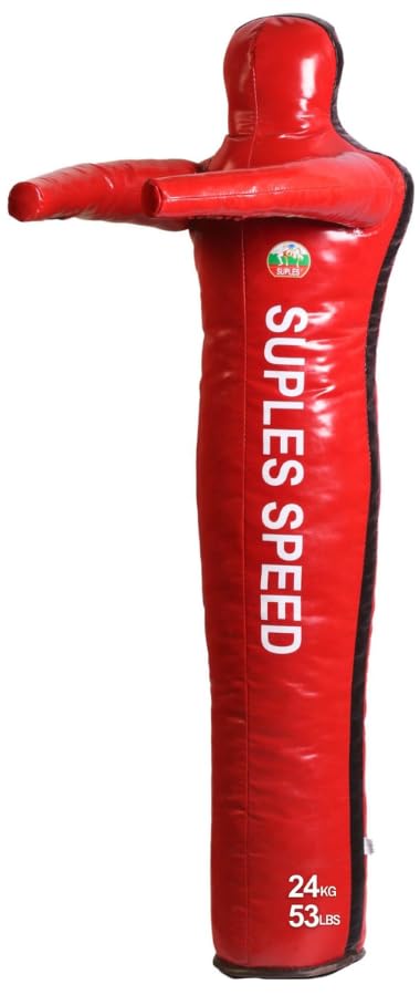 Suples Speed (Stump) Wrestling Dummy – Vinyl Grappling Throw Dummy for MMA, Wrestling, Judo & Combat Sports Training - size: X-Large (58 lbs, 71in)