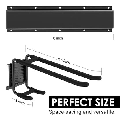 FELLER 9-Piece Slatwall Hook Kit, 6 Hooks, 3 Plates, Garage Tool Storage