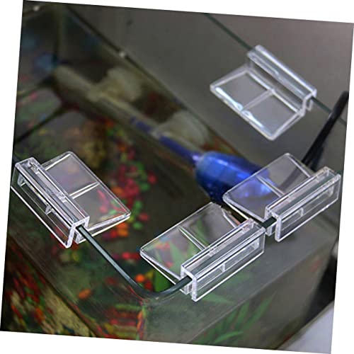 Yardwe 20Pcs Aquarium Bracket Durable Supports for Tank Covers Design for Fish Tank Aquatic Pet Safety