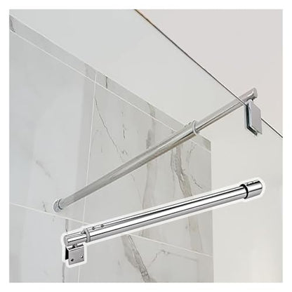 Frameless Glass Partition Stabilizer Support Bar for Aquarium, Glass Door Support Rod with Rotating Base, Stabilizer Brace Rod for 8-12 mm Thick Panel(Style B,23.6–31.5in/600–800mm)
