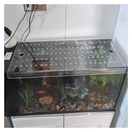 Acrylic Fish Tank Canopy - Anti-Jumping Lid Cover with Cat-Proof Design, Perfect for Aquariums (L90xW50cm/35.4x19.7in) - Durable, Easy to Install, Secure Terum Lids - size: L25xW20cm/9.8x7.9in