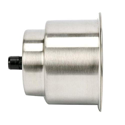 Amarine Made Pack of 4 Stainless Steel Cup Drink Holder with Drain Marine Boat Rv Camper