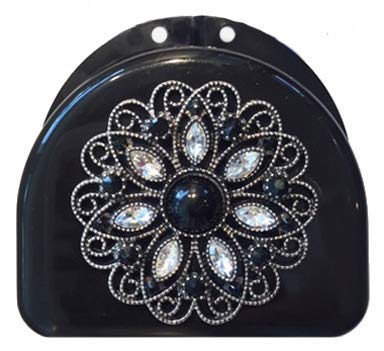 Decorated Retainer Case - Night Star - Black - color: Black