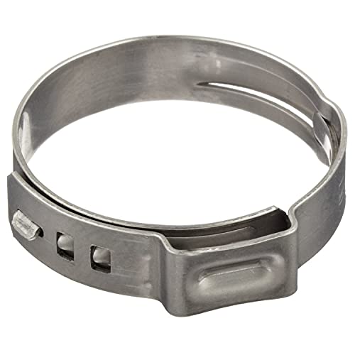 Size 1-1/2" (38.5 mm) Oetiker Stepless Ear Clamps, 10-Pack Single Ear Hose Clamps, Pack of 10
