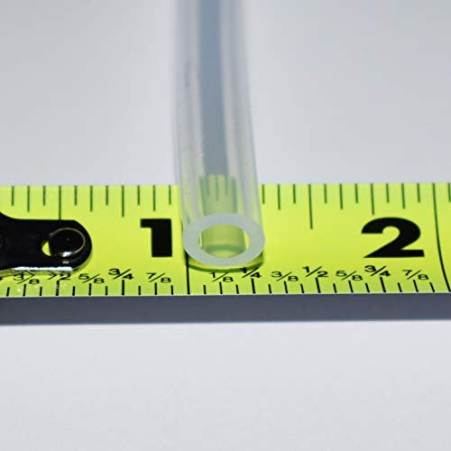 Ultra Clear Platinum Silicone Tubing - Food & Medical Grade - High Temp Hose (3 Feet, 3/16" ID x 5/16" OD) - size: 3/16" ID x 5/16" OD