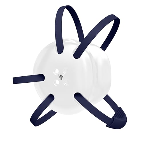 Great Call Athletics Classic Wrestling Headgear, Navy Straps - style: White w/ Navy Straps