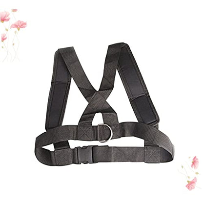 balacoo Adjustable Sled Workout Harness with Padded Shoulder Straps for Resistance Training and Endurance Building Durable Heavy Duty Design for Strength and Speed Training