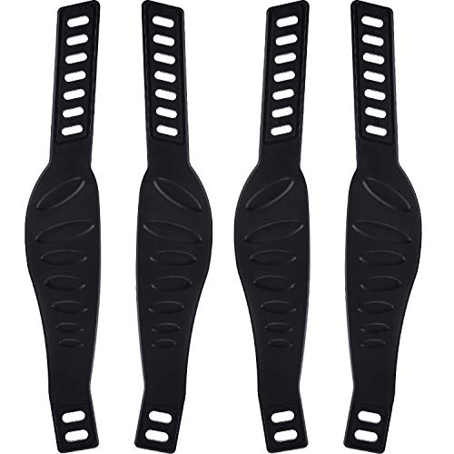 2 Pairs Exercise Bike Pedal Straps, Widened Straps 2.24 x 12.99 in | Adjustable Buckle, Non Slip Grip, for Exercise Cycle Home or Gym, Secure Foot Hold
