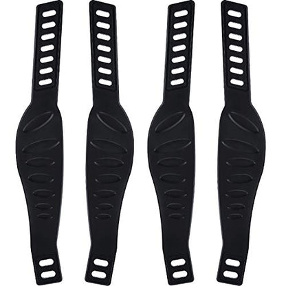 2 Pairs Exercise Bike Pedal Straps, Widened Straps 2.24 x 12.99 in | Adjustable Buckle, Non Slip Grip, for Exercise Cycle Home or Gym, Secure Foot Hold