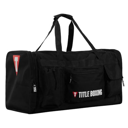 TITLE Boxing Deluxe Gear Bag (Black)