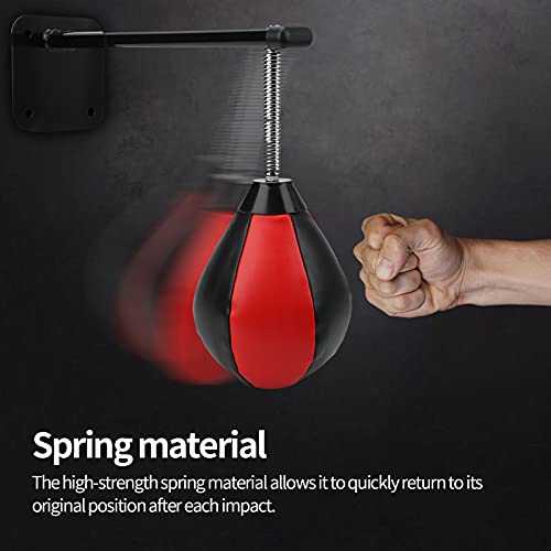 Wall Hanging Boxing Bag Speed Training Hanging Bag Stress Relief Hanging Boxing Bracket Wall Mount Heavy Kits for Home Gym Workout