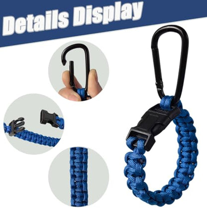 Baseball Glove Clip for Hanging Bags,Portable Paracord Gear Holder with Hook Clip,Sports Equipment Drying Rack for Baseball Softball Gloves - style: 2-blue