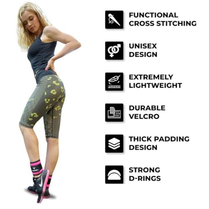 Adjustable Gym Ankle Straps for Cable Machines Women & Men, Glute Kickbacks - color: Pink, size: Single