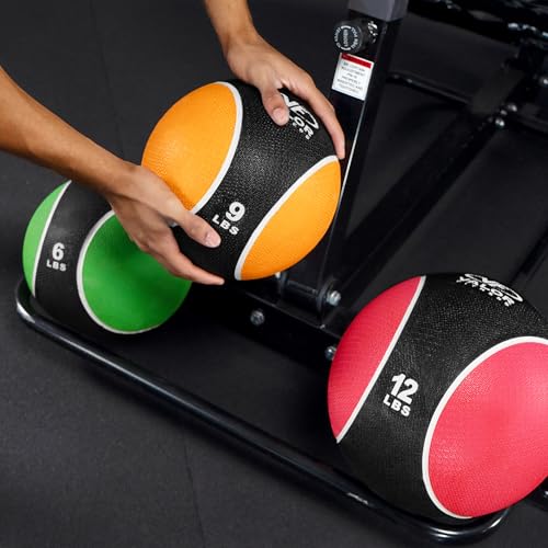 Valor Fitness Adjustable Medicine Ball Rebounder Trainer