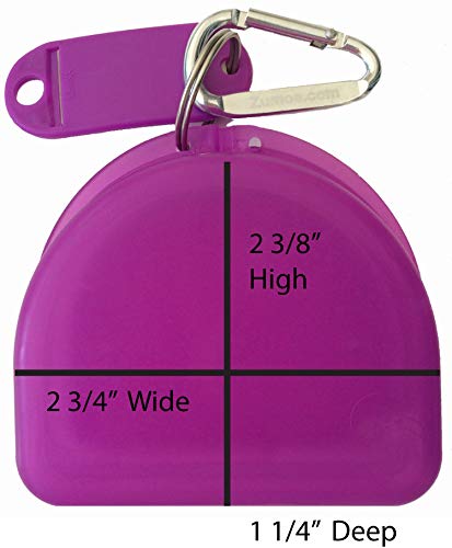 Mouth Guard, Retainer, Mouthguard Case - Kick Butt - color: Puple