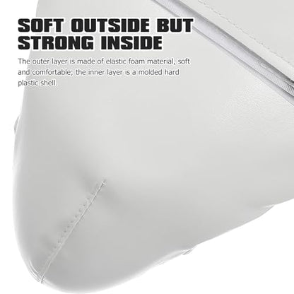 Yardwe Breathable Groin Protector for Kids Boys - Wear-Resistant Lightweight Crotch Guard with Shock Absorbing Sponge for Taekwondo Martial Arts Training 9.05X6.69X0.39 Inches