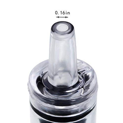 10PCS Plastic One Way Air Pump Check Valves Non-Return Aquarium Fish Tank Air Pump Stop Valve Accessories(Black)