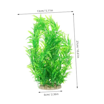 Lifelike Artificial Aquarium Plants Fish Tank Decoration Realistic Aquatic Plant Ornament Safe Plastic Material Compact for Easy Maintenance and Fish Safety