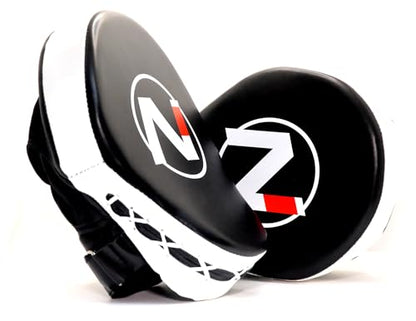 Focus Mitts | Boxing & Muay Thai Punching Pads | Kickboxing & MMA Training Punch Shield - color: Black