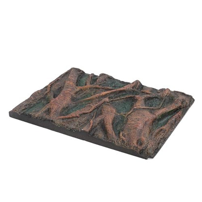 Foam Aquarium Background 3D Fish Tank Background with Lifelike Rock Design for Bearded Dragon Chameleon (H)