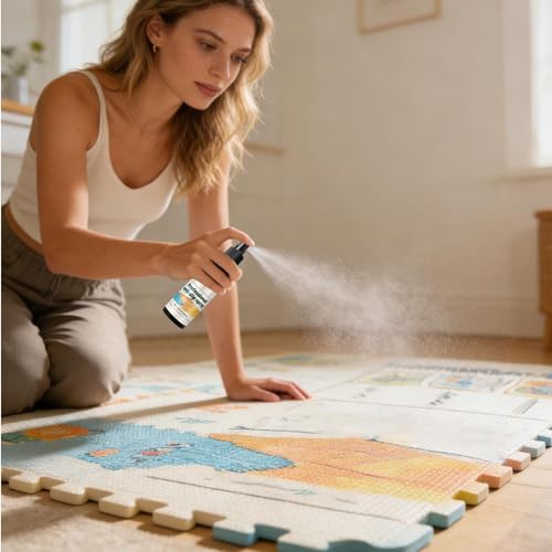 Yoga Mat Anti-shift Spray, No Sticky Residues, 120ml, Gym Mat Cleaning Solution, Fitness Equipment Cleaning Spray, Odor-Neutralizing Action, For Home Studio Room Gear Women Men Beginners