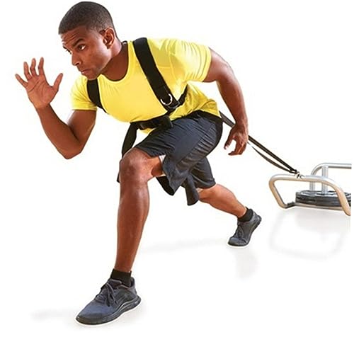 Adjustable Sled Resistance Band Harness with Padded Shoulder Strap
