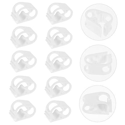 10pcs Adjustable Siphon Hose Control Clamps Silicone Tube Clips for Flow Regulation Gardening Laboratories and Chemical Applications
