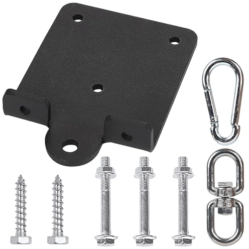 Heavy Bag Hanger Wall Mount, Metal Boxing Bag Hanger with 360° Swivel, Punching Bag Ceiling Mount for Home Gym, 4.3 x 3.93 in