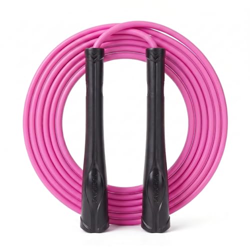 YUEDONG Women's Silent Jump Rope, Adjustable PVC Rope for Apartment Fitness - color: BLACK
