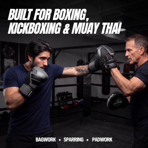 Hayabusa S4 Boxing Gloves - Sparring & Muay Thai - color: Black, size: 16 oz, Large