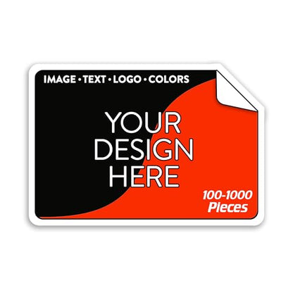 Custom Vinyl Stickers with Image, Text, Design, Logo. Waterproof Personalized Business Labels for Packaging, Bottles, Jars, Candles, & Handmade. Dishwasher Safe, UV Protected, 30+ Backgrounds, 5x3