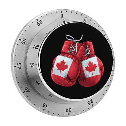 Canada Boxing Gloves Kitchen Timer 60 Minute Wind Up Magnetic Timer for Cooking Baking