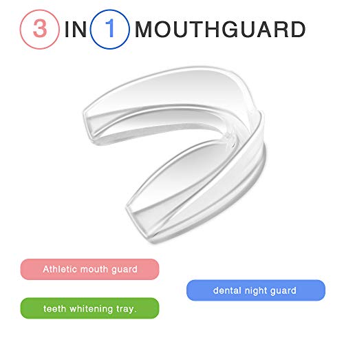 Coolrunner Mouth Guard Sports, 4 Pack Athletic Mouth Guards