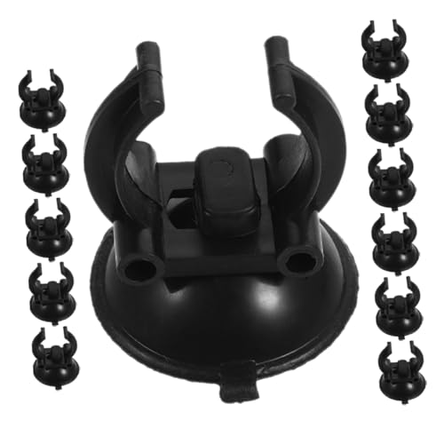 BESPORTBLE 12pcs Aquarium Suction Cups with Clips for Hose Holders Durable Clamp for Securely Holding Airline Tubing and Accessories Fish Tanks Versatile and Fade Resistant