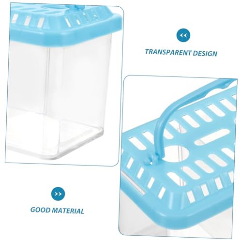 Toyvian 3-Compartment Fish Isolation Box Removable Breeding Tank Divider Multi-Functional Fish Hatchery Container for Aquarium Use