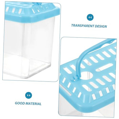 Toyvian 3-Compartment Fish Isolation Box Removable Breeding Tank Divider Multi-Functional Fish Hatchery Container for Aquarium Use