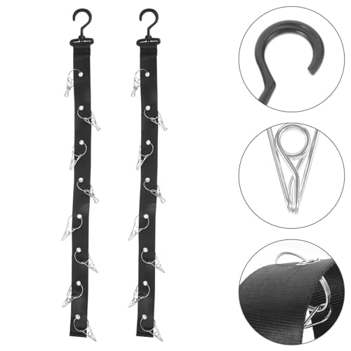 STOBAZA 2pcs Multi-functional Hockey Gear Drying Rack Portable Hanging Organizer for Sports Equipment for Outdoor Camping and Home Use