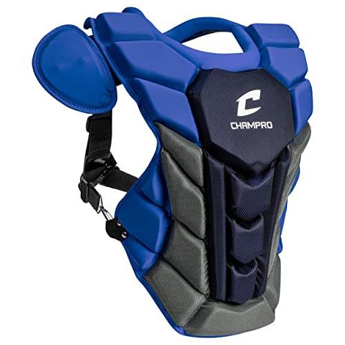 Champro Optimus Pro Plus Chest Protector - color: Royal, size: Intermediate (15.5")