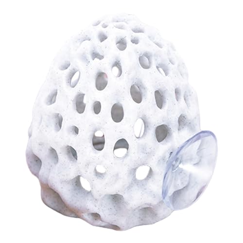 Shrimp Cave, Fish Tank Rocks with Suction Cup, Hollow & Multifunctional Fish Tank Accessories, Simulation Aquarium Decor for Home, Decoration