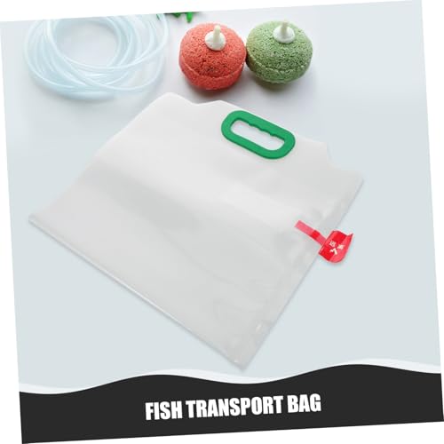 TOYANDONA 4pcs Handheld Fish Transport Bags Leak Oxygenation for Live Fish and Fry Durable Transparent Aquaculture Packaging for Safe Monitoring and Reduced Stress