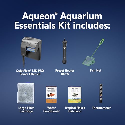 Aqueon Fish Tank Aquarium Essentials Starter Kit for 29 Gallon Tanks - size: 29 Gallon